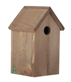 Esschert Design Nistkasten Kohlmeise Pinie, ca. B15/H25/T13,7 cm, Braun - Holz
