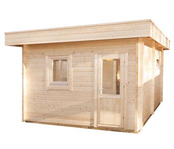 Wolff Finnhaus Saunahaus de luxe Keijo 70, ca. B459/H257/T465 cm