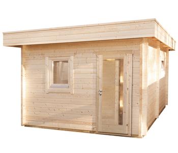 Wolff Finnhaus Saunahaus de luxe Keijo 70, ca. B459/H257/T465 cm