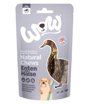 WOW® Hundesnack Natural Chews Entenhälse, Adult, 250 g