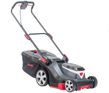 AL-KO Akku-Rasenmäher 38.2 LI Comfort, inkl. 2 Akkus, Schwarz / Grau Rot - Kunststoff Metall