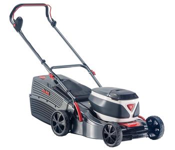 AL-KO Akku-Rasenmäher 42.2 LI Comfort, inkl. 2 Akkus, Schwarz / Grau Rot - Metall Kunststoff