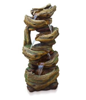 Ubbink Acqua Arte Polyresin-Gartenbrunnen Trabia, ca. H105 cm, Braun - Polyresin