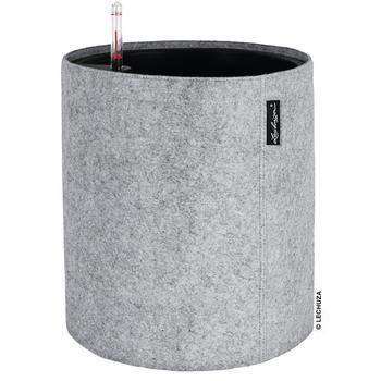LECHUZA TRENDCOVER Felt, All-in-One Set, Hellgrau - Kunststoff