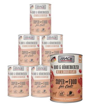 MAC's CAT Nassfutter für Katzen, 6 x 800 g