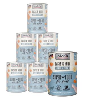 MAC's CAT Nassfutter für Katzen, 6 x 800 g