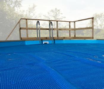 Weka Wärmeabdeckplane für Pool 595, Blau - Polyethylen