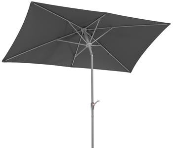 Schneider Sonnenschirm Porto, rechteckig, ca. B300/T200 cm, Dunkelgrau - Stahl / Polyester