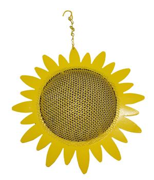 Dehner Natura Premium Futter-Spender Sonnenblume, ca. Ø20/T6 cm