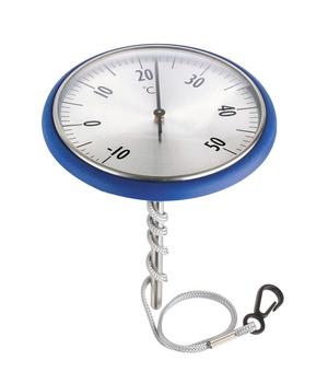 Summer Fun Schwimmthermometer, Edelstahl