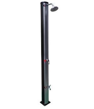 Summer Fun Solardusche Silver deluxe, Silber / Schwarz - PVC