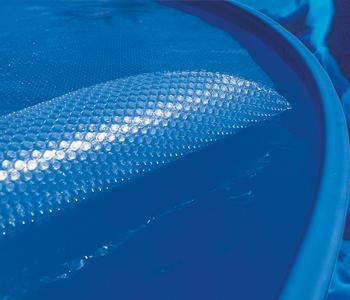 Summer Fun Solar-Abdeckung Standard, rund, ca. Ø350 cm, Blau - Polyethylen