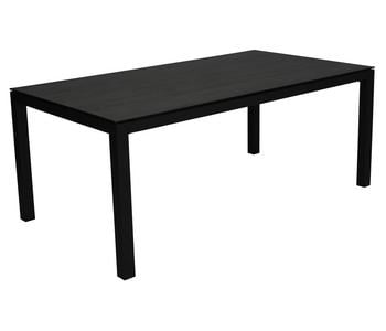 Tierra Outdoor Gartentisch Briga Dining, ca. B180/H76/T100 cm, Dunkelgrau - Aluminium / Papierlaminat