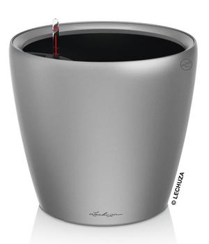 LECHUZA CLASSICO LS, All-in-One-Set, Silber - Kunststoff