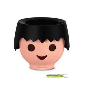 LECHUZA OJO All-in-One-Set, ca. Ø21/H15,8 cm, Schwarz - Kunststoff