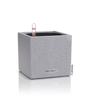 LECHUZA® Kunststoff-Topf Canto Stone, eckig, ca. B14/H13,5/T14 cm