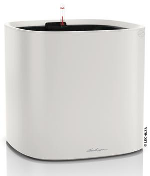 LECHUZA Kunststoff-Topf PILA Color Planter, quadratisch, ca. B35/H33/T35 cm, Hellgrau - Kunststoff