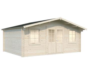 Palmako Gartenhaus Klara, ca. B518/H245/T424 cm, Natur - Fichtenholz / Glas