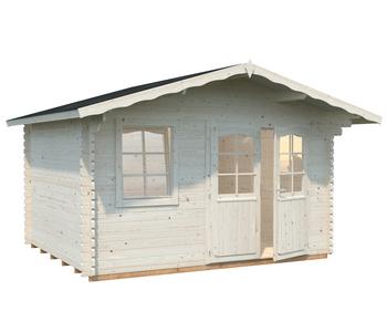 Palmako Gartenhaus Emma, ca. B426/H257/T380 cm, Beige - Fichtenholz / Glas