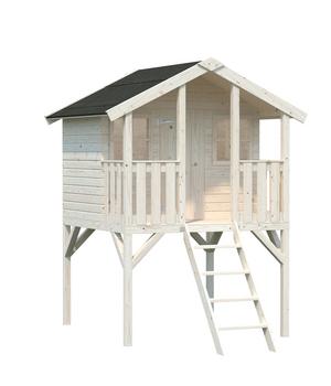 Palmako Spielhaus Toby, ca. B212/H287/T194 cm, Natur - Holz, Plexiglas
