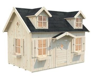 Palmako Spielhaus Marie, ca. B320/H220/T221 cm, Natur - Fichtenholz / Plexiglas