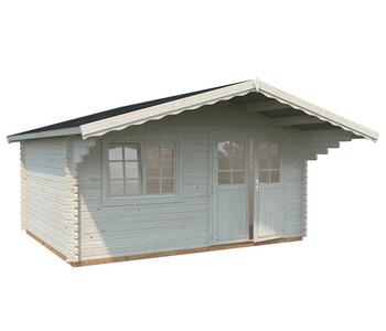 Palmako Gartenhaus Sally, ca. B514/H268/T530 cm, Beige - Holz, Glas