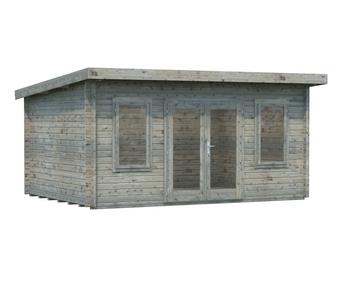Palmako Gartenhaus Lisa, Grau - Holz