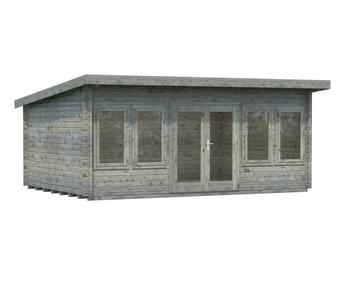Palmako Gartenhaus Lisa, Grau - Holz