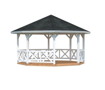 Palmako Pavillon Betty, Weiß - Holz