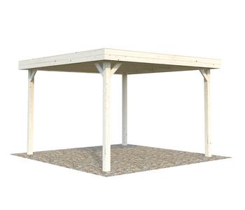 Palmako Pavillon Lucy, ca. B389/H254/T389 cm, Beige - Holz