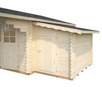 Palmako Anbauschuppen, ca. B187/H183/T255 cm