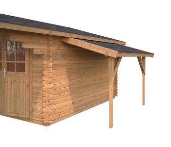 Palmako Schleppdach für Gartenhäuser, ca. B169/H250/T290 cm