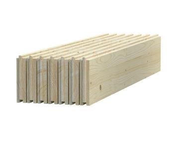 Palmako Fußboden für Gartenhaus Lotta, Beige - Fichtenholz