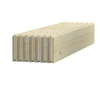 Palmako Fußboden für Gartenhaus Lotta, Natur - Fichtenholz