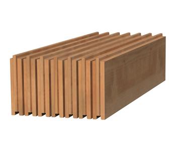 Palmako Fußboden für Gartenhaus Britta, Braun - Fichtenholz