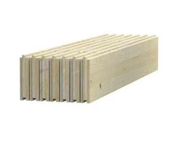 Palmako Fußboden für Gartenhaus Ella & Elsa, ca. 8,7 m², Beige - Fichtenholz
