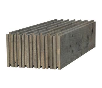 Palmako Fußboden für Gartenhaus Ella, ca. 13,1 m², Grau - Fichtenholz