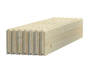 Palmako Fußboden für Gartenhaus Ella, ca. 13,1 m², Beige - Fichtenholz