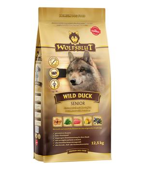WOLFSBLUT Trockenfutter für Hunde Wild Duck, Senior, Ente & Kartoffel