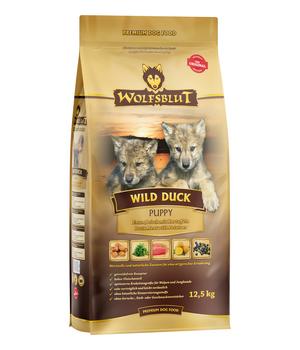 WOLFSBLUT Trockenfutter für Hunde Wild Duck, Puppy, Ente & Kartoffeln