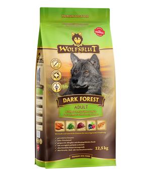 WOLFSBLUT Trockenfutter für Hunde Dark Forest, Wild & Süßkartoffeln