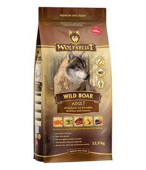 WOLFSBLUT Trockenfutter für Hunde Wild Boar, Adult, Wildschwein & Kartoffel