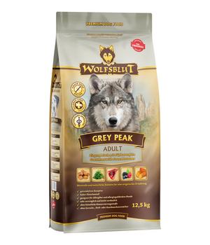 WOLFSBLUT Trockenfutter für Hunde Grey Peak, Adult, Ziege & Süßkartoffeln