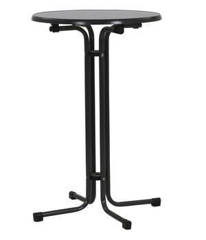 MFG Freizeitmöbel Klapp-Stehtisch, ca. Ø70/H110 cm, Dunkelgrau - Kunststoff / Stahl