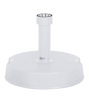 Siena Garden Betonschirmständer, 30 kg, Weiß - Kunststoff / Beton