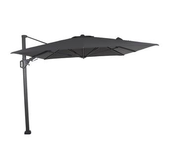 Siena Garden Ampelschirm Sunset N+, rechteckig, ca. B350/T260 cm, Dunkelgrau - Aluminium / Polyester