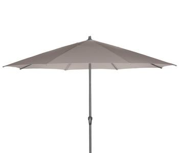 Siena Garden Sonnenschirm Avio, rund, ca. Ø350 cm, Taupe - Aluminium / Polyester