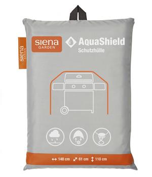 Siena Garden Gasgrillhülle AquaShield, ca. B148/H110/T61 cm, Grau - Polyester