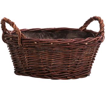 Dehner Weiden-Pflanzschale, konisch, ca. Ø30/H12 cm