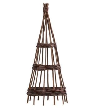 Dehner Weiden-Pflanzpyramide, ca. H80 cm, Braun - Weide